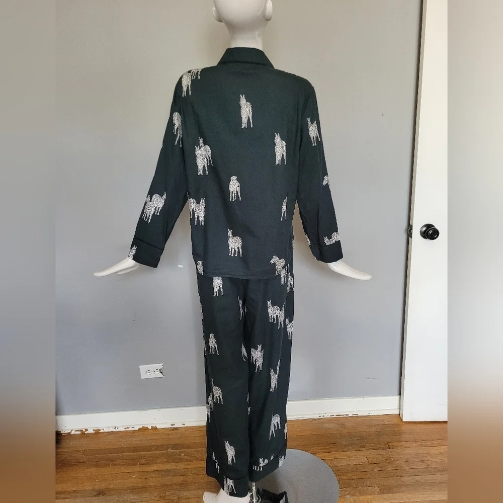 Cyberjammies Blake Zebra Print Pyjama Set, VGUC, Size 12/L - Picture 4 of 12
